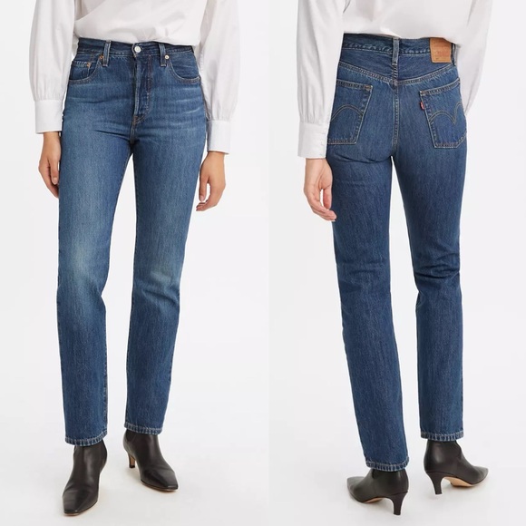 Levi's Denim - NWT Levi's Premium 501 ORIGINAL FIT WOMEN'S JEANS Market Sixth Street 25 Long